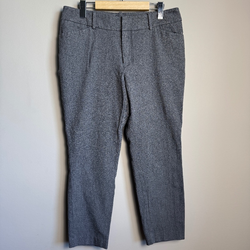 A New Day Women's Trouser Casual Dress Ankle Pant Gray Size 8 Cropped Career